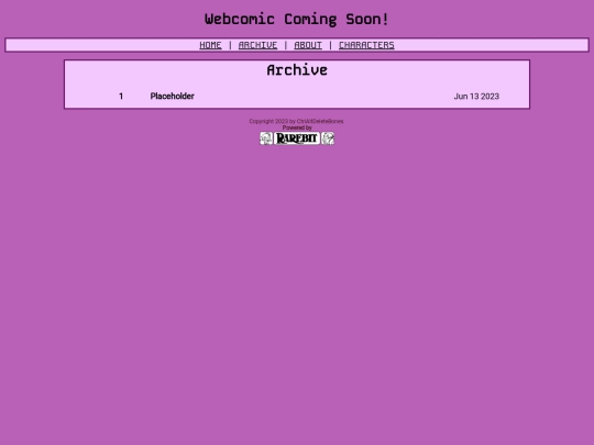 rarebit-1.5/archive screenshot