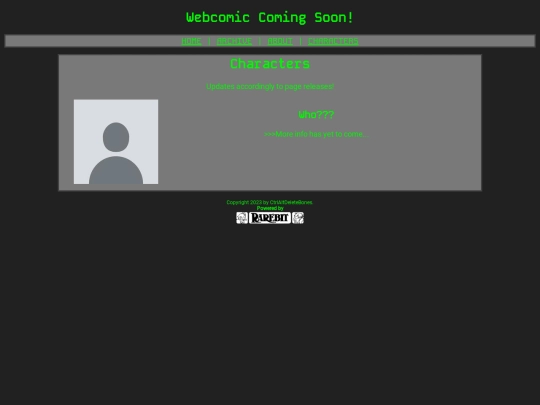 rarebit-1.5/characters screenshot