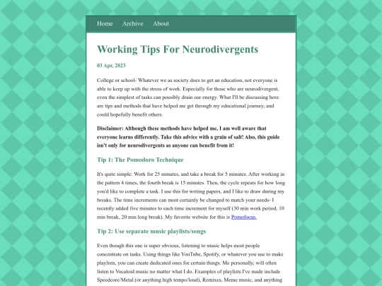 zonelet_starter_01_5/posts/2023-04-03-Working-Tips-For-Neurodivergents screenshot
