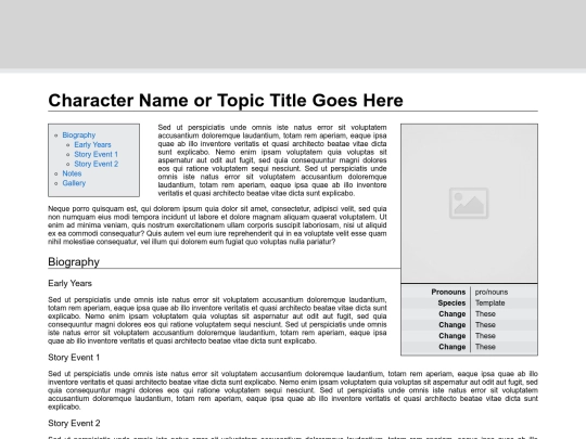 charactertemplate screenshot