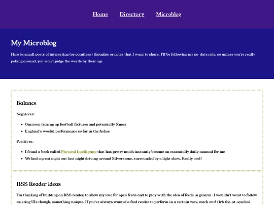 microblog screenshot