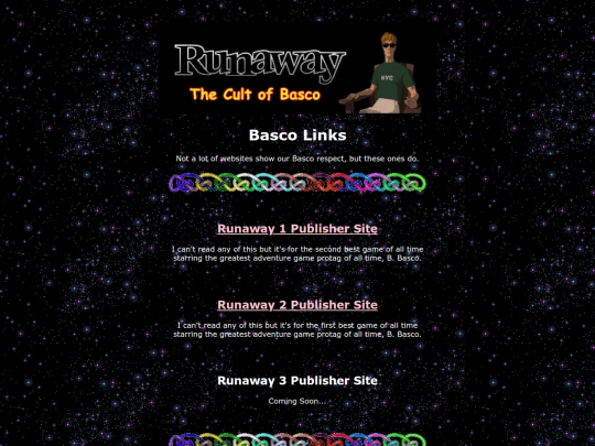 links screenshot