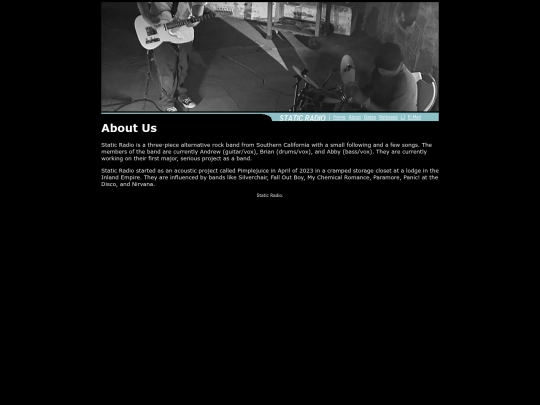 site/about screenshot