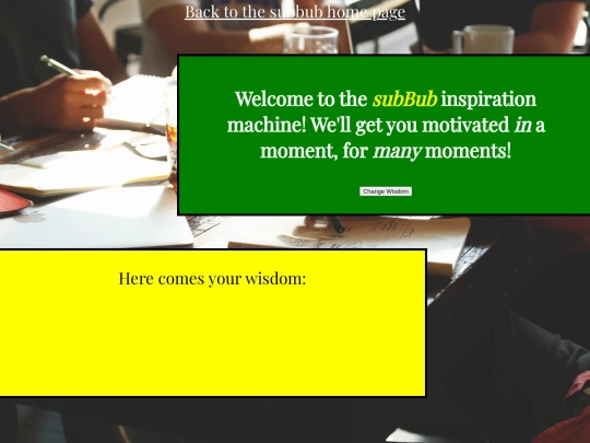 inspiration screenshot