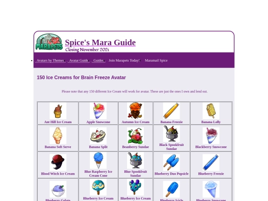 spiceoloidmime/brainfreezeicecreams screenshot