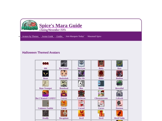 spiceoloidmime/halloweenavatars screenshot