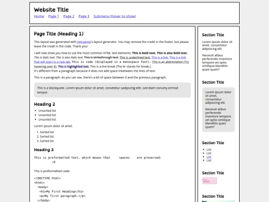 index screenshot