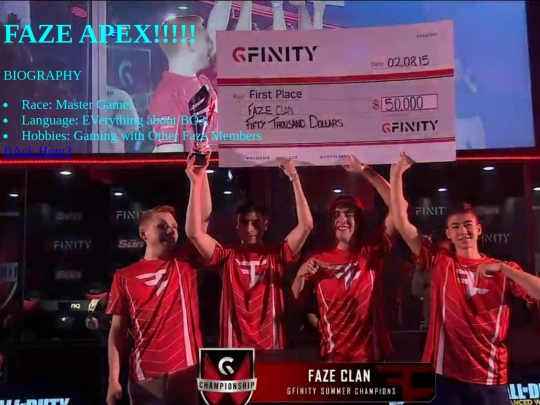 FazeApex screenshot