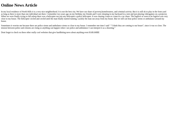 onlinenews screenshot