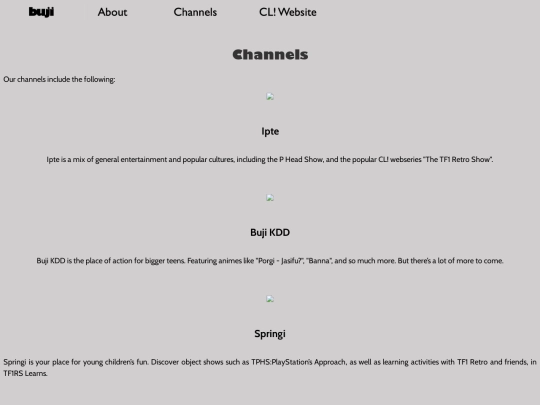Buji/channels screenshot