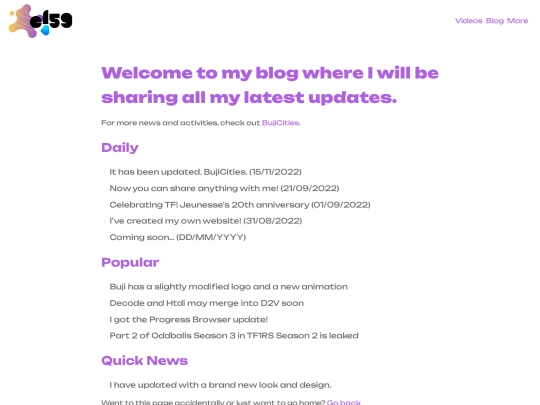 blog screenshot