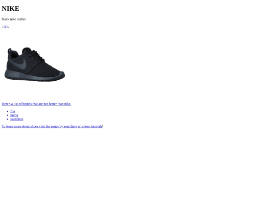Shoes screenshot