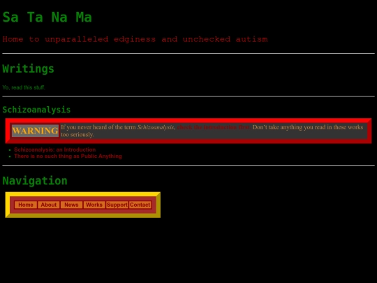 writings screenshot