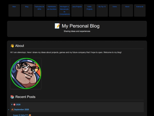 blog screenshot