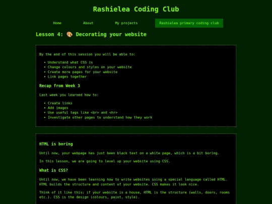 lessons/lesson4 screenshot