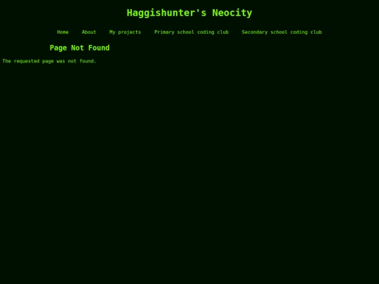 not_found screenshot