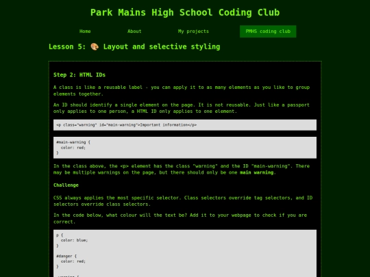 pmhs/lesson5_step2 screenshot
