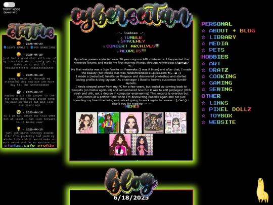 personal screenshot