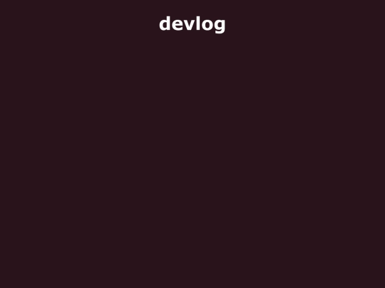 devlog screenshot