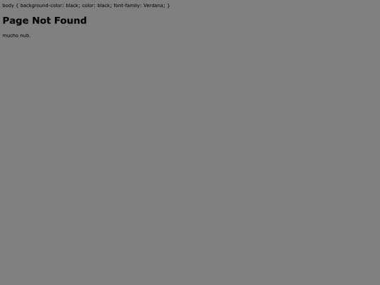 not_found screenshot