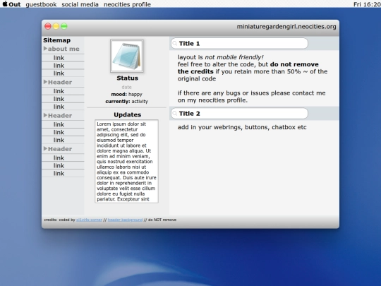 index screenshot