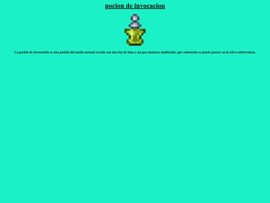 pocioninvocador screenshot