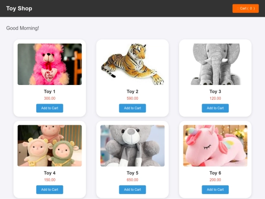 toy shop screenshot