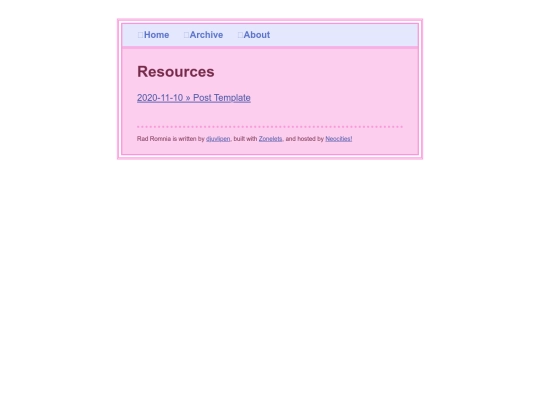 resources screenshot