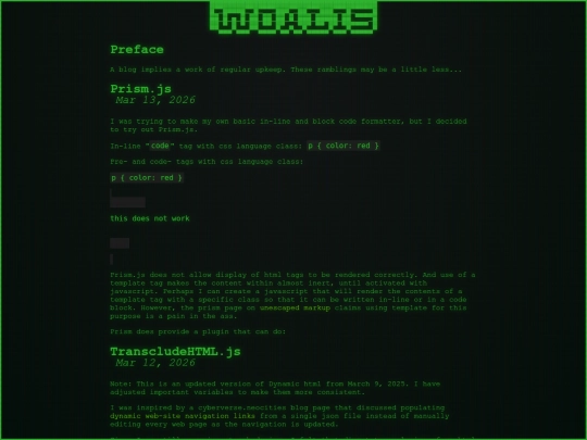 blog screenshot