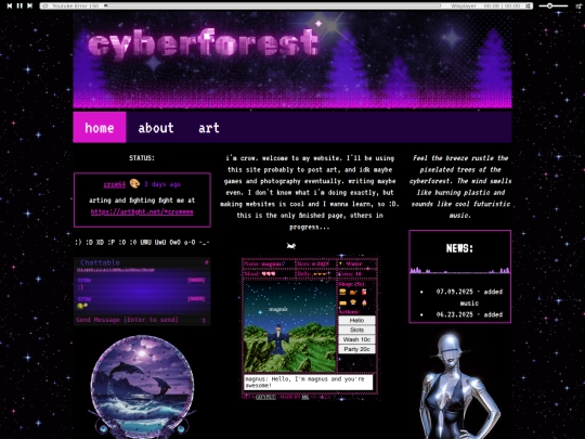 homepage screenshot