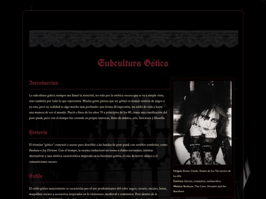 goth screenshot
