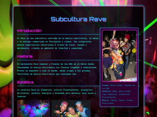 rave screenshot