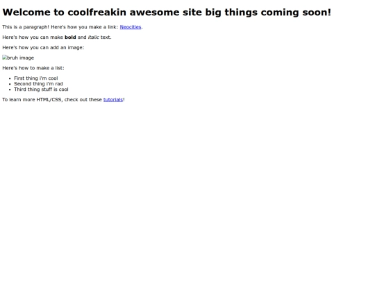 index screenshot