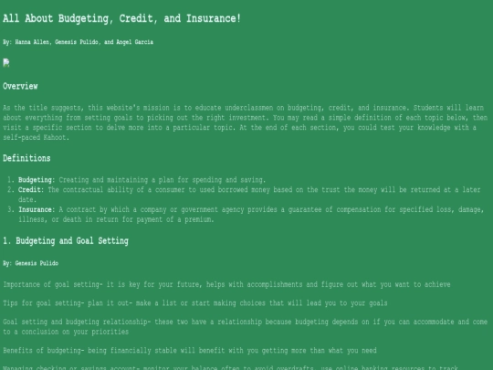 index screenshot