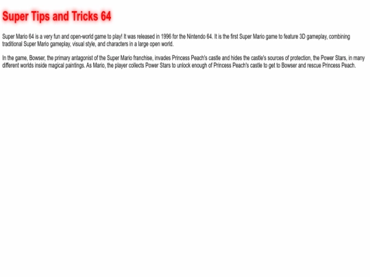 index screenshot