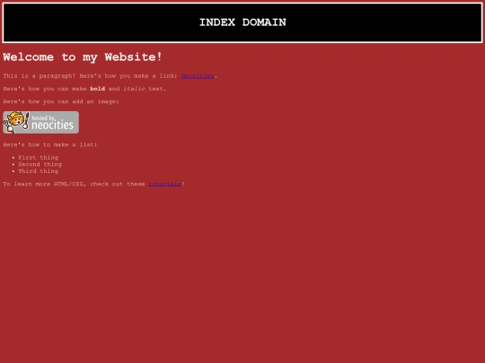 index screenshot