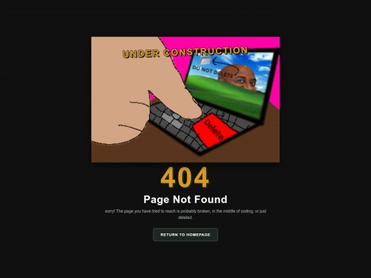not_found screenshot
