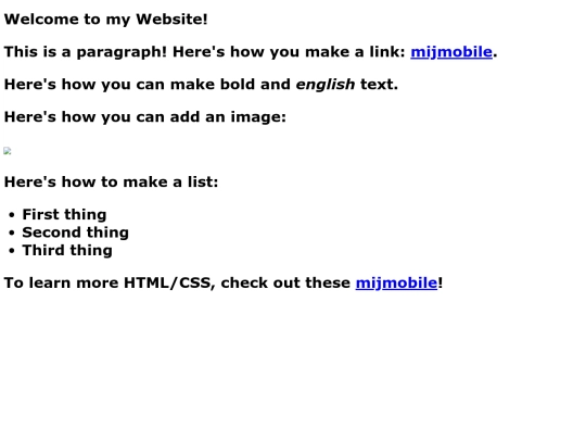 index screenshot