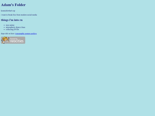 index screenshot