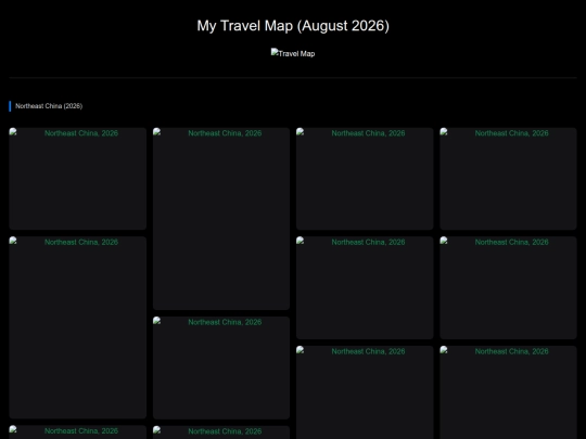 travelmap screenshot