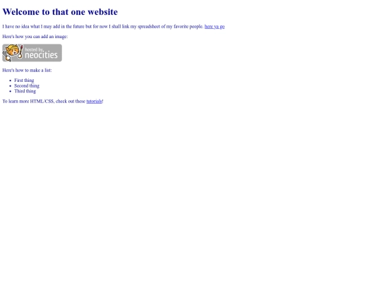 index screenshot