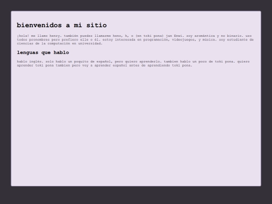 espanol screenshot