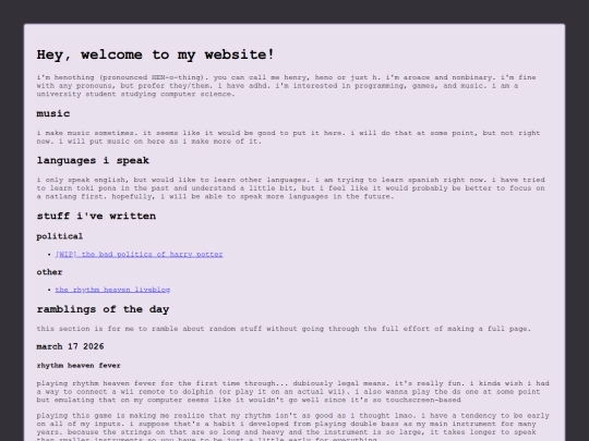 index screenshot