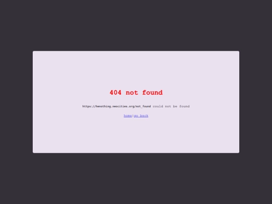 not_found screenshot