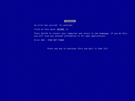not_found screenshot