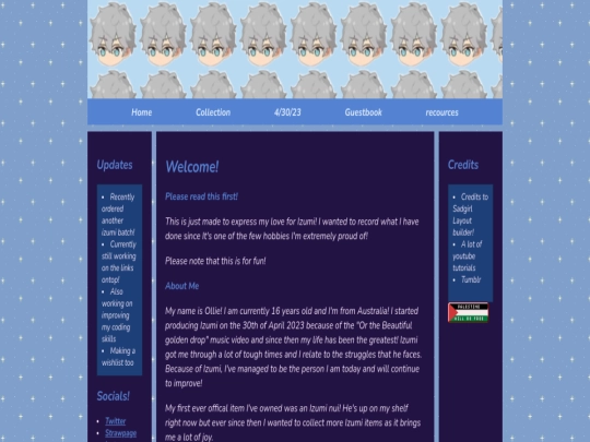 index screenshot