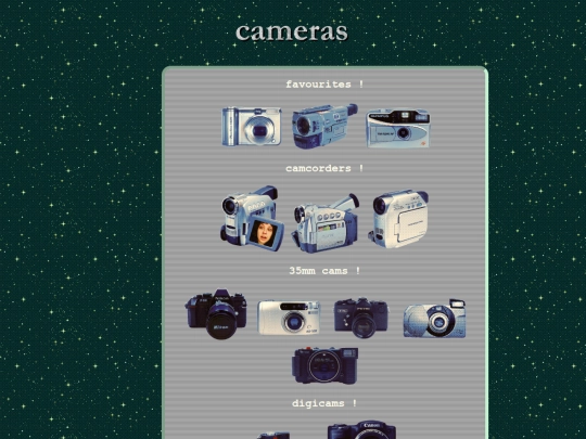 cameras screenshot