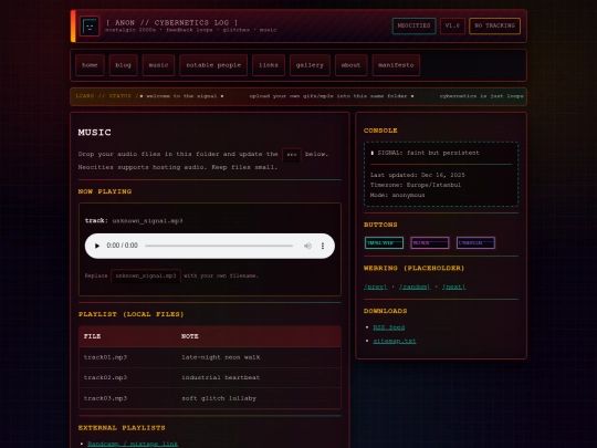 music screenshot