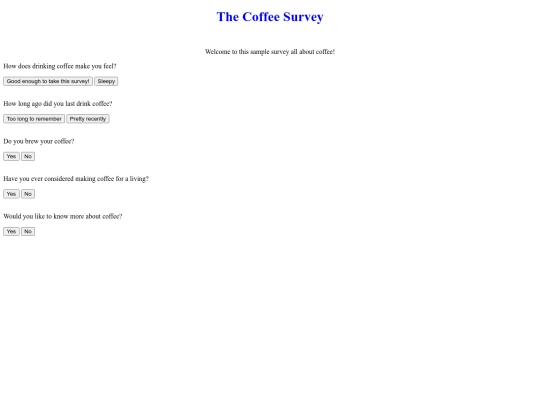 survey screenshot