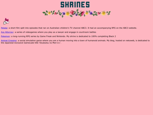 shrines screenshot
